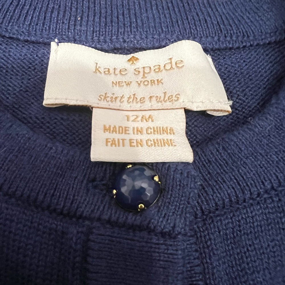 Kate Spade New York Girls Ruffle Cardigan - Picture 3 of 4
